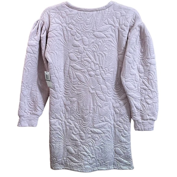 NWT, 7 For All Mankind Girl’s XL Pink Puff Quilted Shimmery Dress - Picture 2 of 11